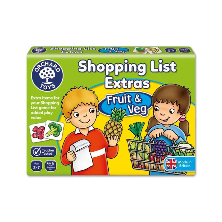 Ampliación Shopping List: frutas y verduras