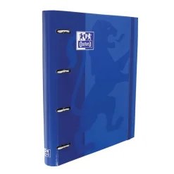 Archivador Europeanbinder A4 4 anillas 25mm. color azul marino con recambio de 100 hojas