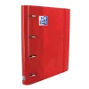 Archivador Europeanbinder A4 4 anillas 25mm. color rojo con recambio de 100 hojas