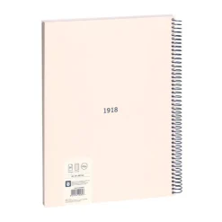 Bloc A4 80 hojas cuadro 5x5mm beige serie 1918