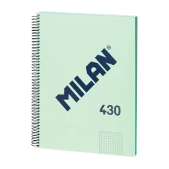 Bloc A4 80 hojas cuadro 5x5mm verde serie 1918