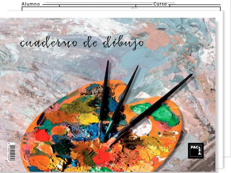 Bloc de dibujo liso 20 hojas 90gr. 23x33cm.