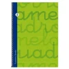 Bloc folio cuadrovía 3mm 80 hojas tapa extra dura verde