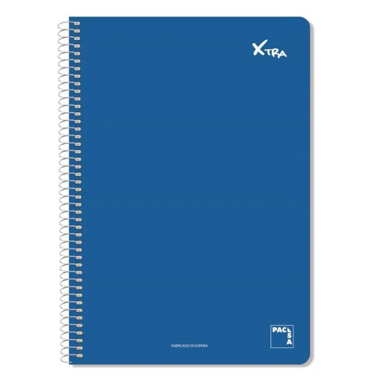 Bloc folio pauta 2,5mm 80 hojas tapa dura Xtra colores surtidos