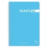 Bloc folio pauta 3,5mm. 80 hojas colores surtidos Plastipac