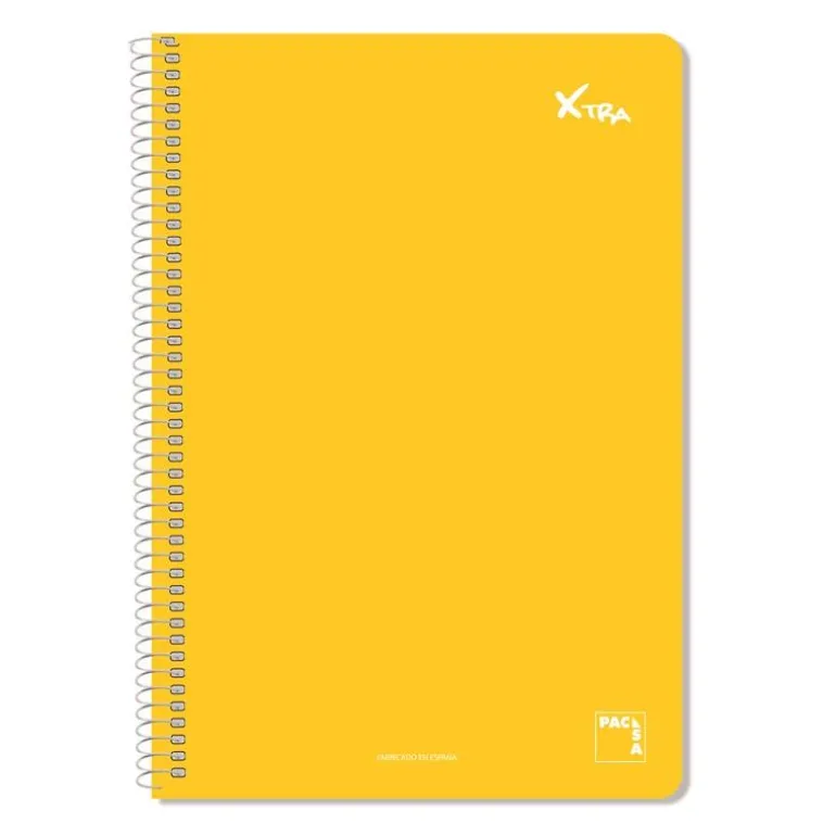 Bloc folio raya horizontal. 80 hojas tapa dura Xtra colores surtidos
