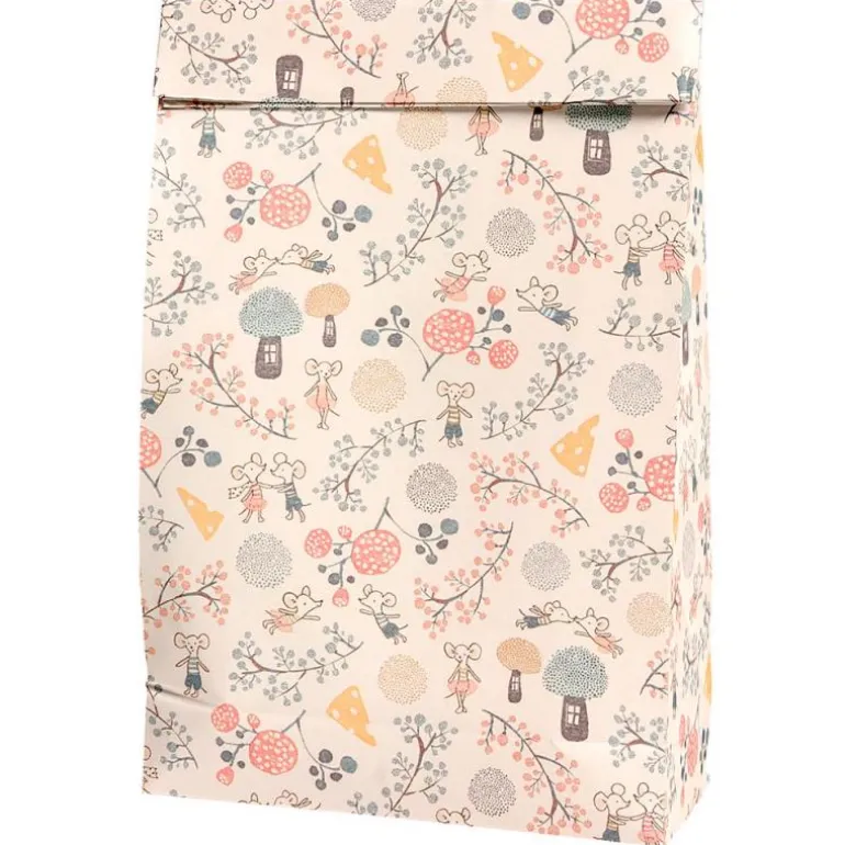 Bolsa de papel para regalo ratoncitos 28,5cm.