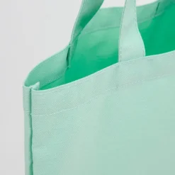 Bolsa de tela tote bag color verde serie 1918