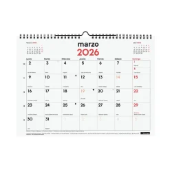 Calendario pared L escribir 2025-2026 16 meses