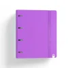 Carpebloc A4 4 anillas 35mm. PP foam con recambio de 100 hojas color violeta