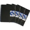 Carpeta A4 30 fundas color negro opaco Maxiplás