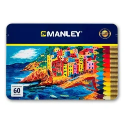 Cera Manley 60 colores caja metal Edición Limitada