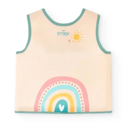 Chaleco flotador Rainbow cream talla S 15-19 kg
