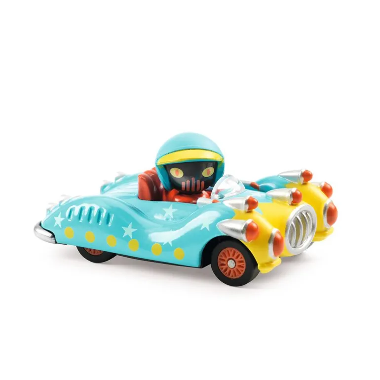 Coche metal Blue Gun Crazy Motors escala 1:43