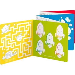 Colorea y aprende con el espacio, cuadernos para colorear extra largos