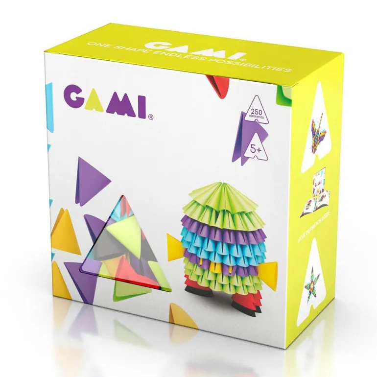 Construcción Gami figuras 3D 250 piezas