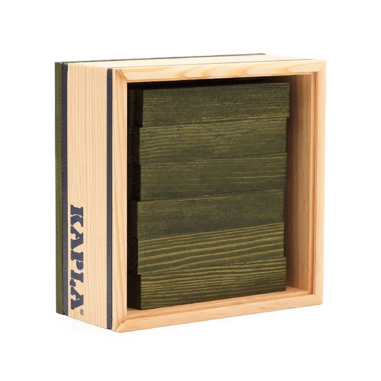 Construcción Kapla caja 40 piezas verde