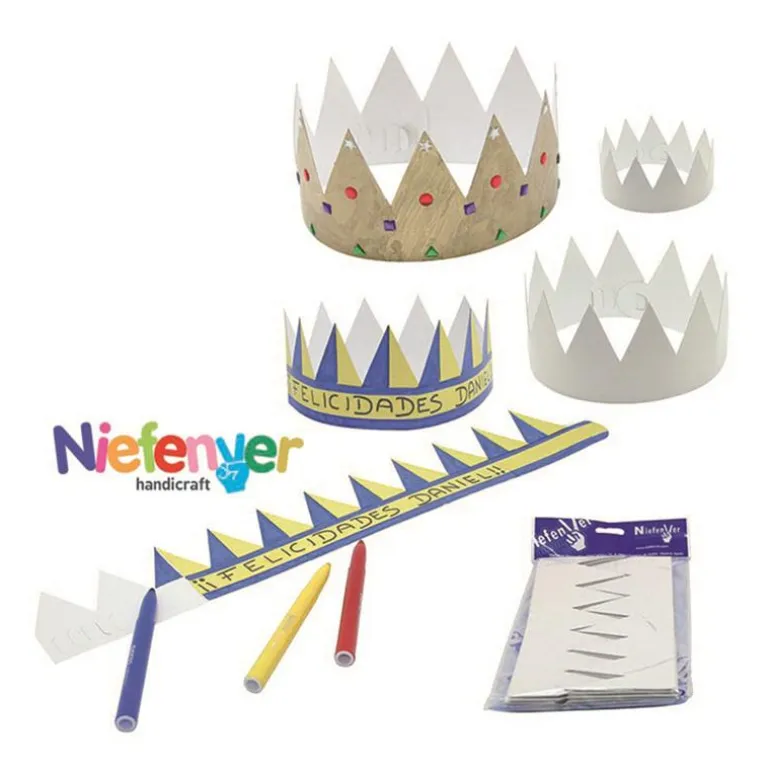 Coronas para decorar 12 unidades