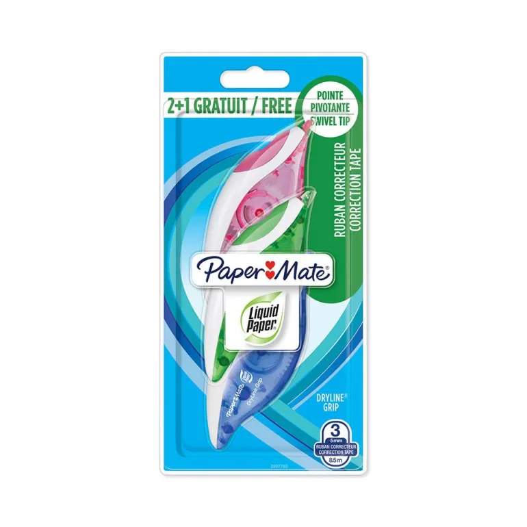 Corrector cinta 5mm. 2 unidades más 1 gratis
