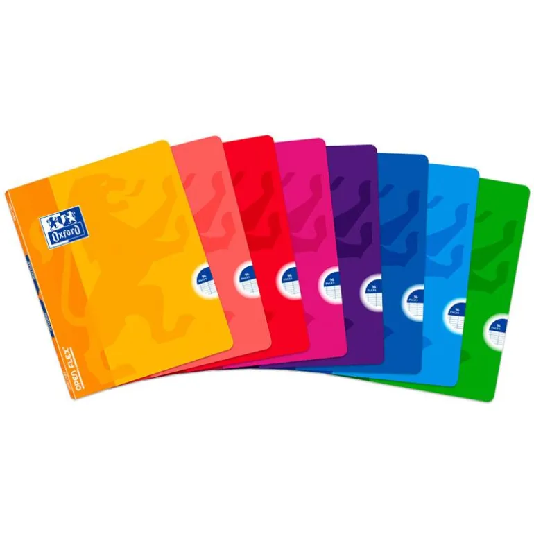 Cuaderno A5 raya horizontal 48hojas tapa plástico Oxford