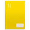 Cuaderno cuarto color amarillo pauta Montessori 5mm 32 hojas