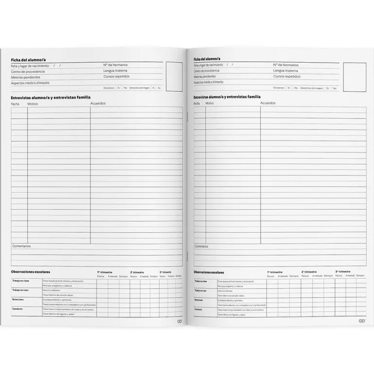 Cuaderno de tutoría