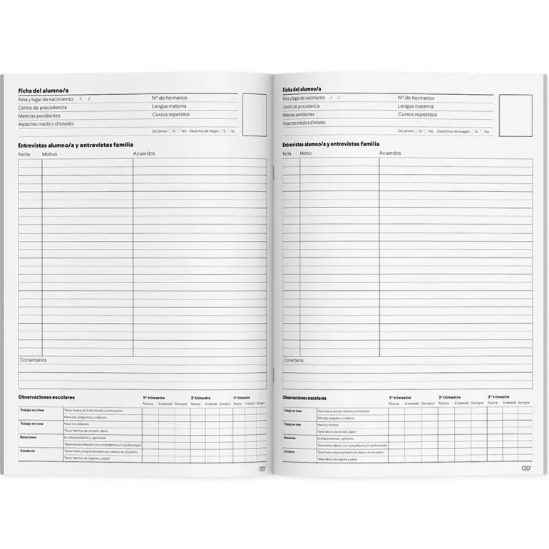Cuaderno dúplex