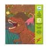 Cuadros para rascar el reino de los dinosaurios