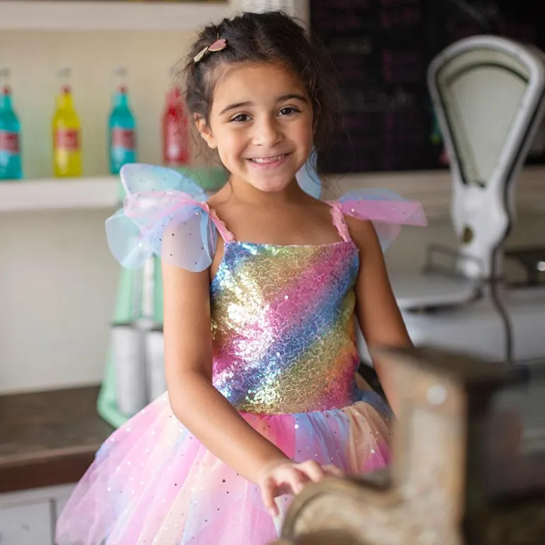Disfraz hada rainbow 5-6 años