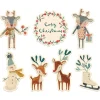 Etiquetas de regalo navideñas set 14 unidades Maileg