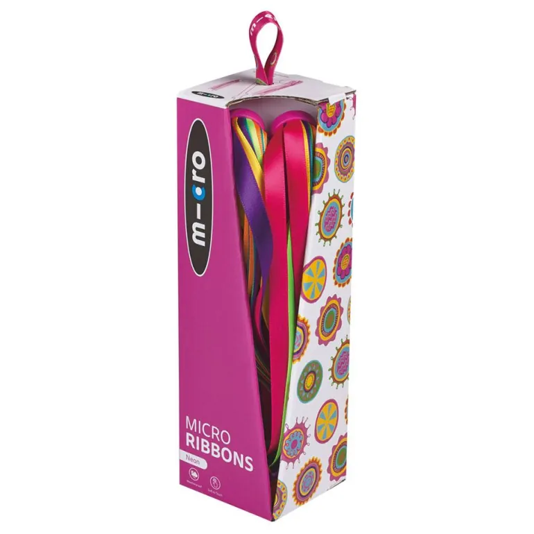 Flecos neón para manillar patinete Micro
