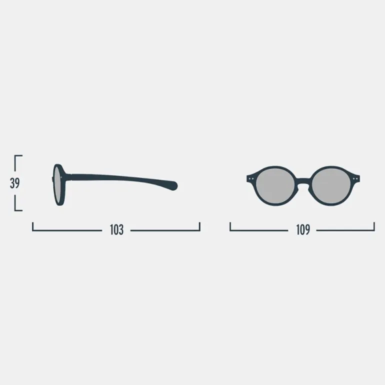 Gafas de sol Kids azul claro 9-36 meses Izipizi