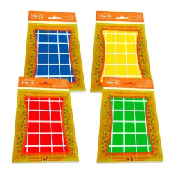 Gomets cuadrados grandes bolsa unicolor