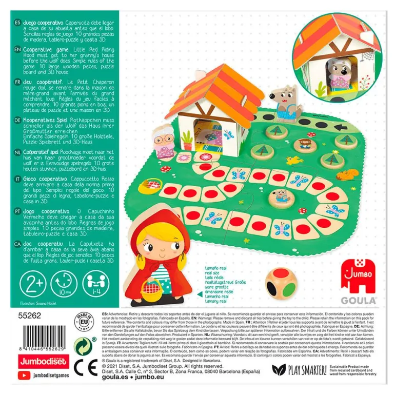 Juego cooperativo Caperucita Roja