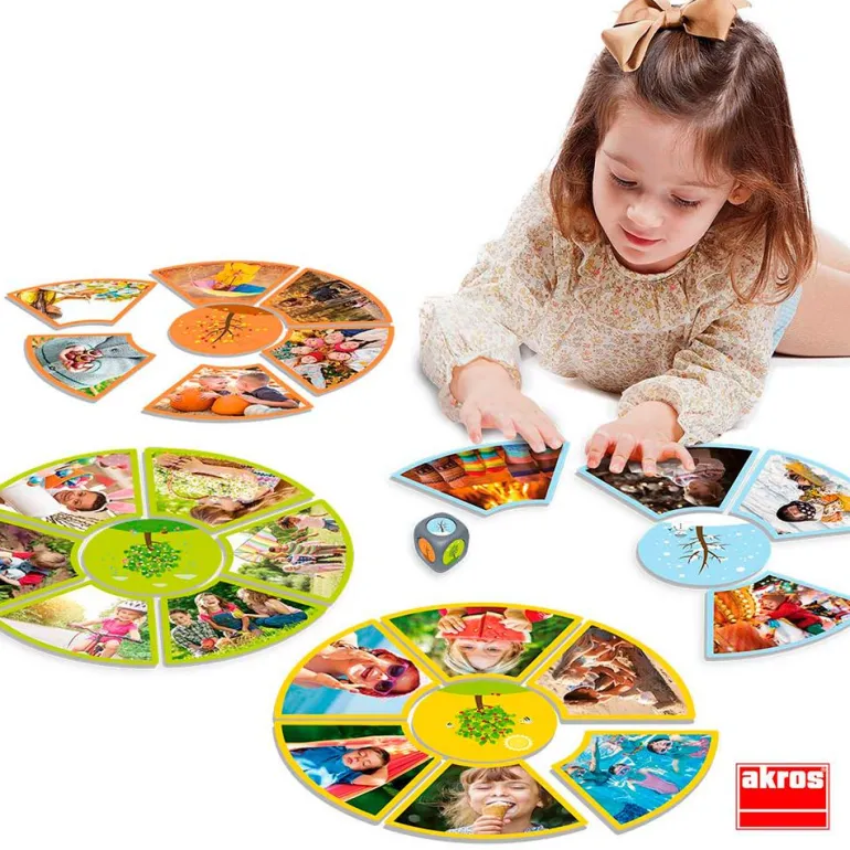 Juego de asociación Disfruta las estaciones del año