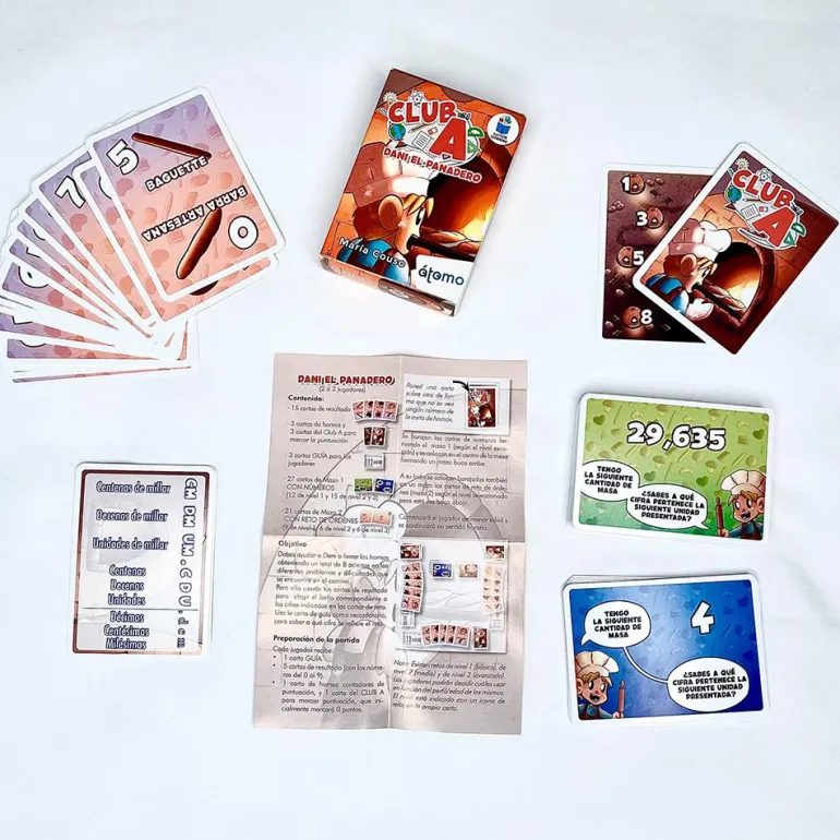 Juego de cartas Dani el panadero Club A