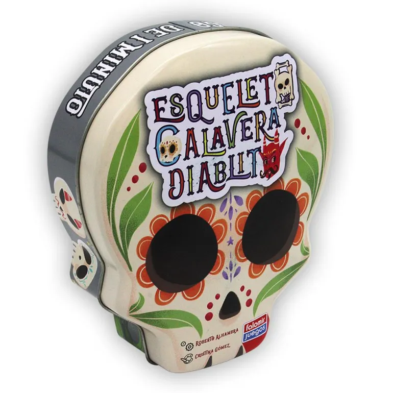 Juego de cartas Esqueleto calavera diablito