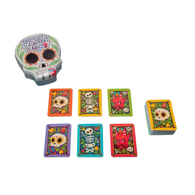 Juego de cartas Esqueleto calavera diablito