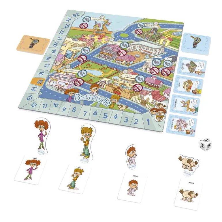 Juego de cartas Los busca pistas.