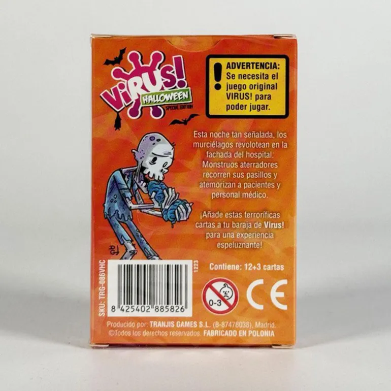 Juego de cartas Virus: Expansión Halloween