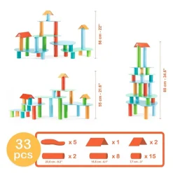 Juego de construcción Tubulo 33 piezas