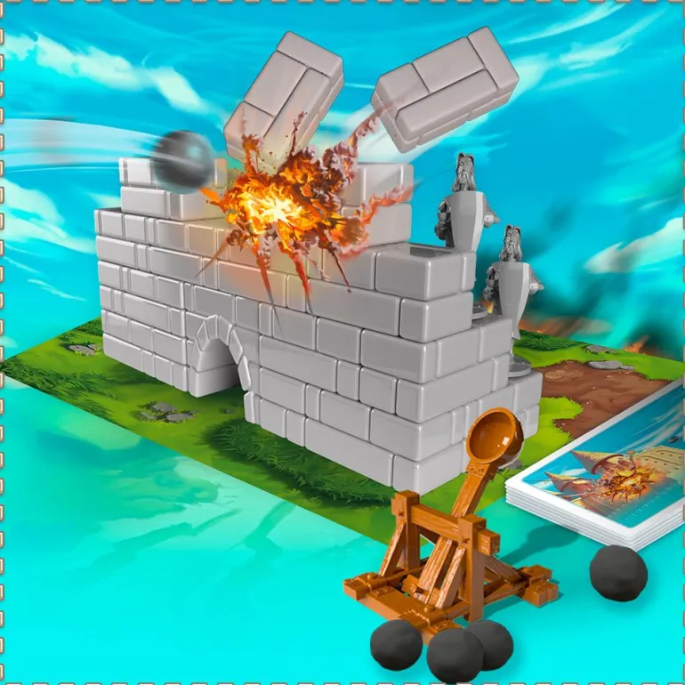 Juego de mesa Castillos y catapultas