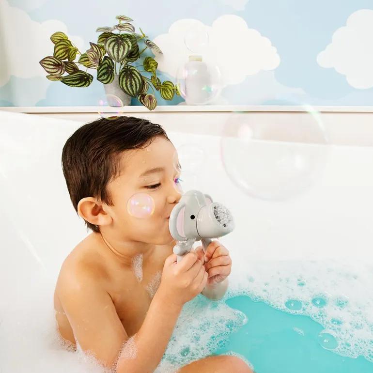 Juguete de baño Elefante soplador de pompas