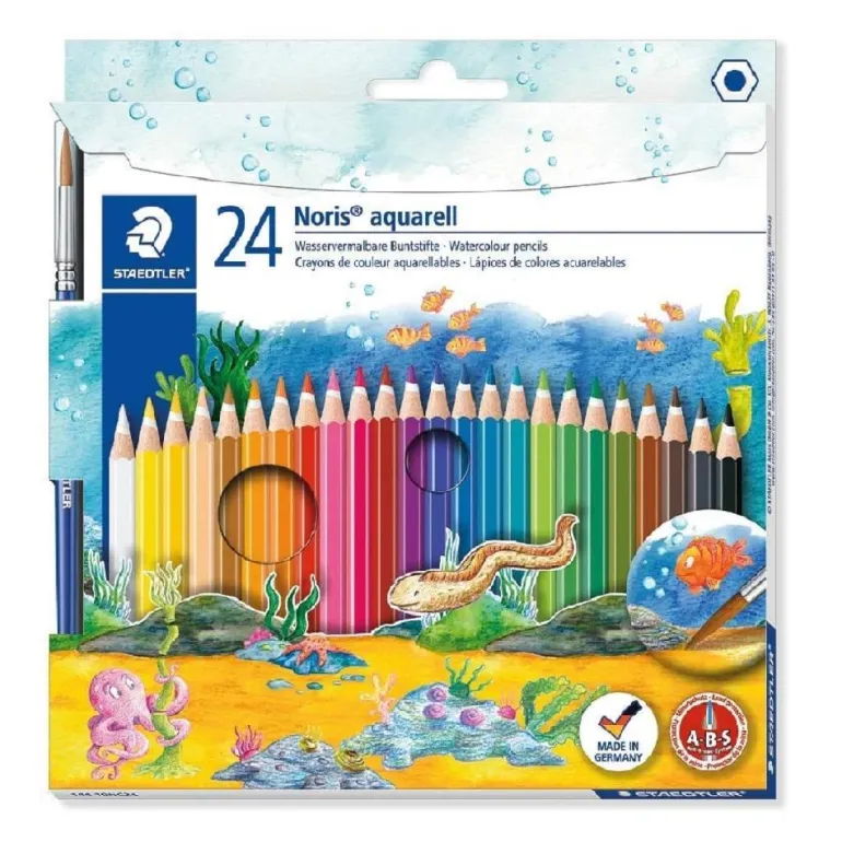 Lápiz acuarelable 24 colores Staedtler