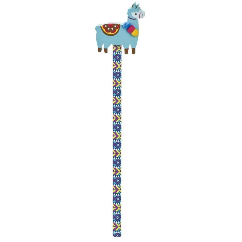 Lápiz con goma llama
