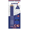 Lápiz grafito junior Tri 6 unidades con afilalápiz y goma