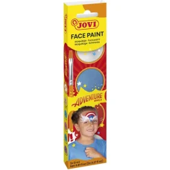 Maquillaje en crema 3 colores adventure set 3 botes 8ml con pincel y esponja