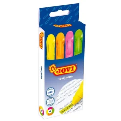 Marcador gel neón 4 colores Jovi