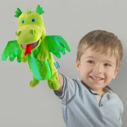 Marioneta dragón verde