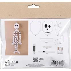 Mini kit manualidades crea esqueleto de papel.